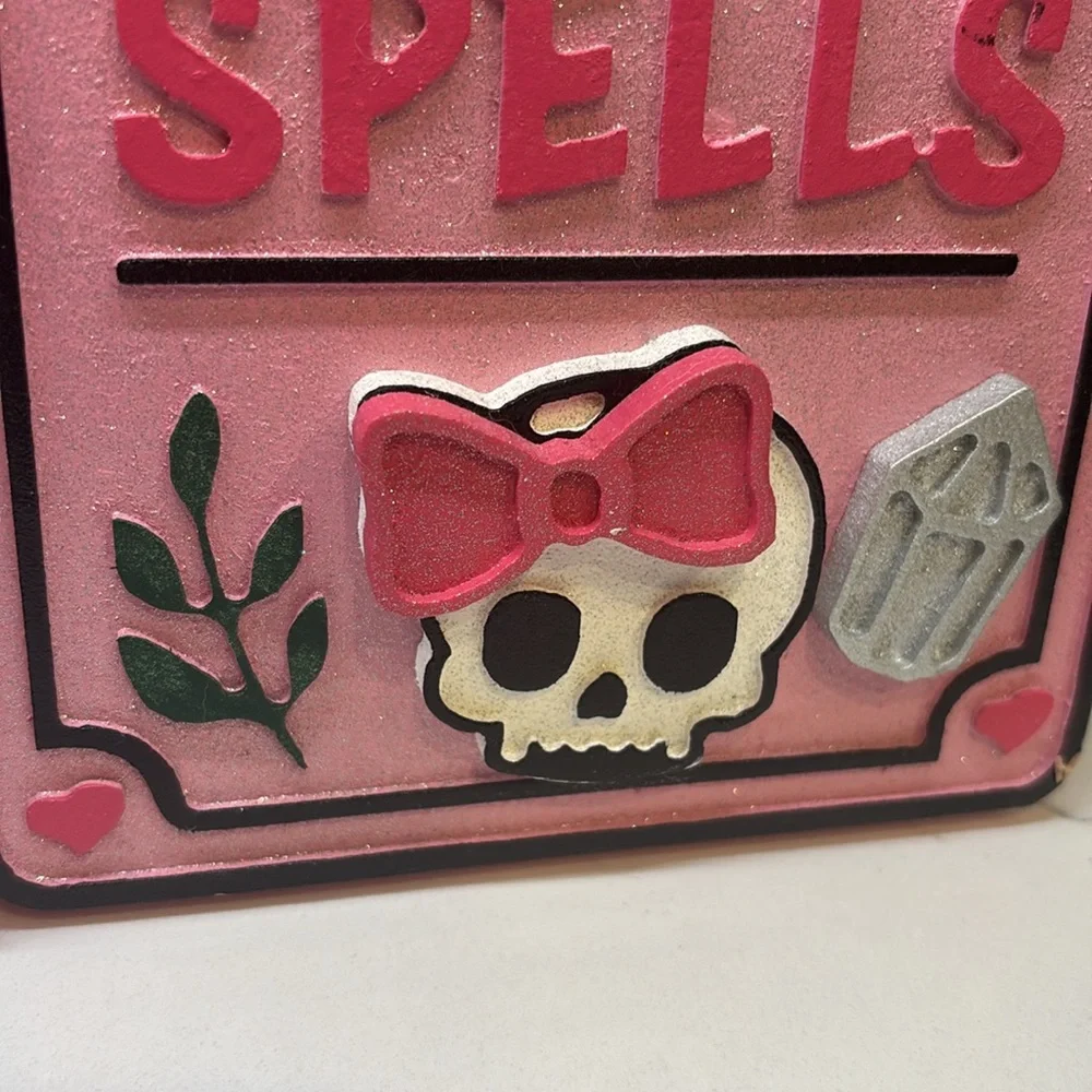 For Her Vanity SPELL BOOK PINK MAKEUP ORGANIZER - Picture 2 of 14